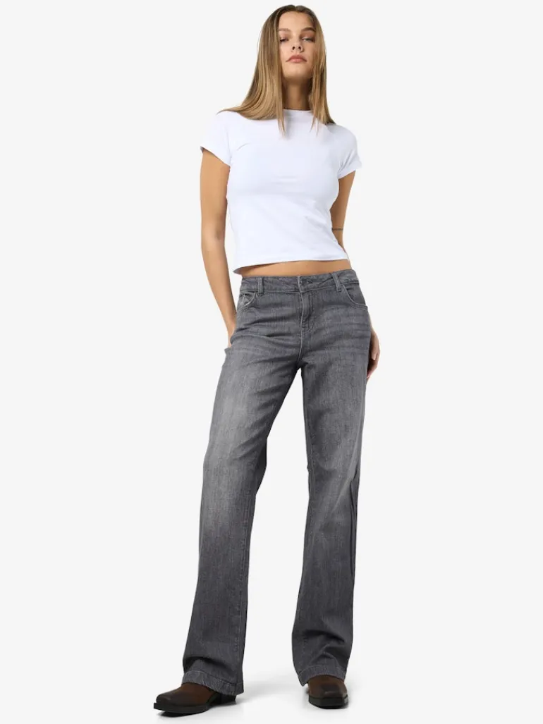 NMNILA LW WIDE JEANS AZ421DG NOOS dark grey denim