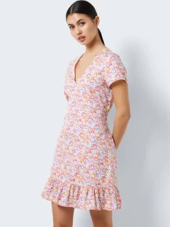 NMSABINA S/S SHORT DRESS sugar swizzle