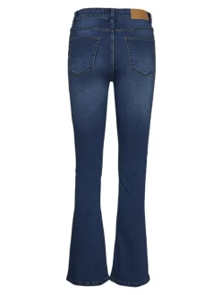 NMSALLIE HW FLARE JEAN VI021MB FWD NOOS medium blue denim