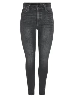 NMSATTY HW SKINNY JEANS AZ346MG NOOS medium grey denim