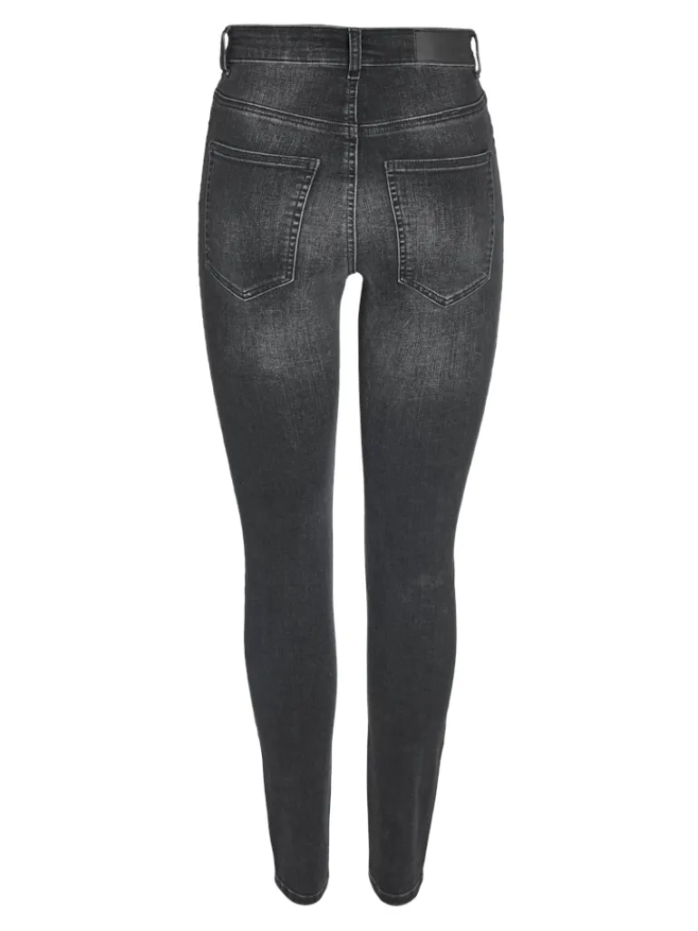 NMSATTY HW SKINNY JEANS AZ346MG NOOS medium grey denim
