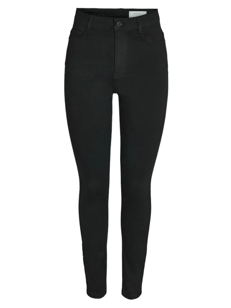 NMSOLLY HW SKINNY JEANS VI412BL NOOS black