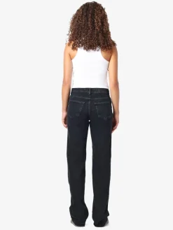 NMYOLANDA MW WIDE STR BLACK NOOS black denim