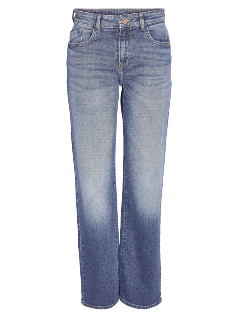 NMYOLANDA NW WIDE JEANS AZ308MB FWD NOOS medium blue denim