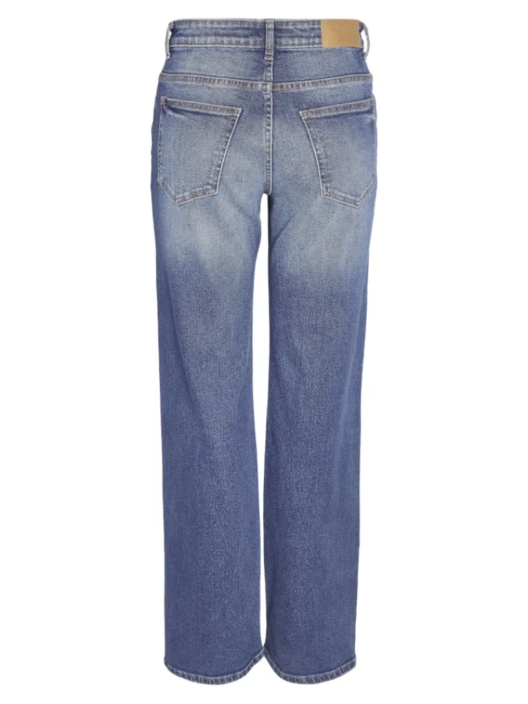 NMYOLANDA NW WIDE JEANS AZ308MB FWD NOOS medium blue denim