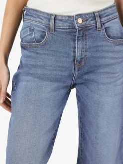 NMYOLANDA NW WIDE JEANS AZ308MB FWD NOOS medium blue denim