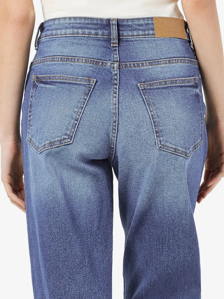 NMYOLANDA NW WIDE JEANS AZ308MB FWD NOOS medium blue denim