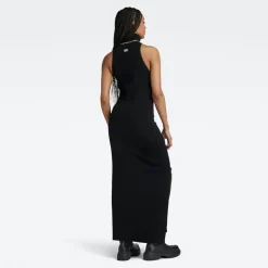 NY RAW slim dress sl dk black