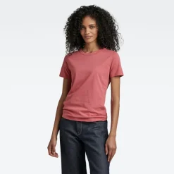 Nysid RAW. slim T-Shirt pink ink