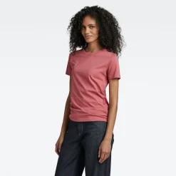 Nysid RAW. slim T-Shirt pink ink