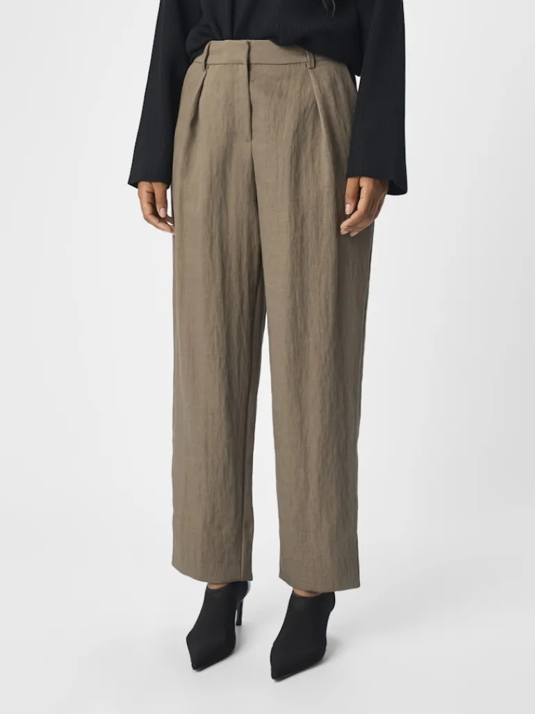 OBEVER MW TAPERED PANTS 136 morel