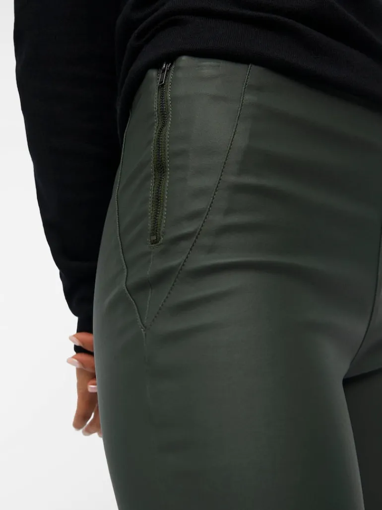 OBJBELLE MW COATED LEGGINGS NOOS duffel bag