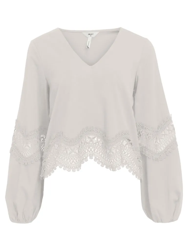 OBJDANNI RE L/S TOP 134 white sand