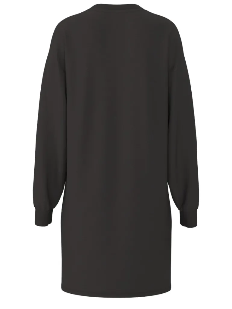 OBJEVE RE L/S SWEAT DRESS 137 black