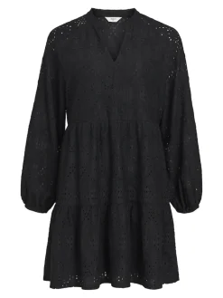OBJFEODORA GIA L/S DRESS NOOS black