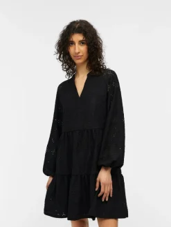 OBJFEODORA GIA L/S DRESS NOOS black