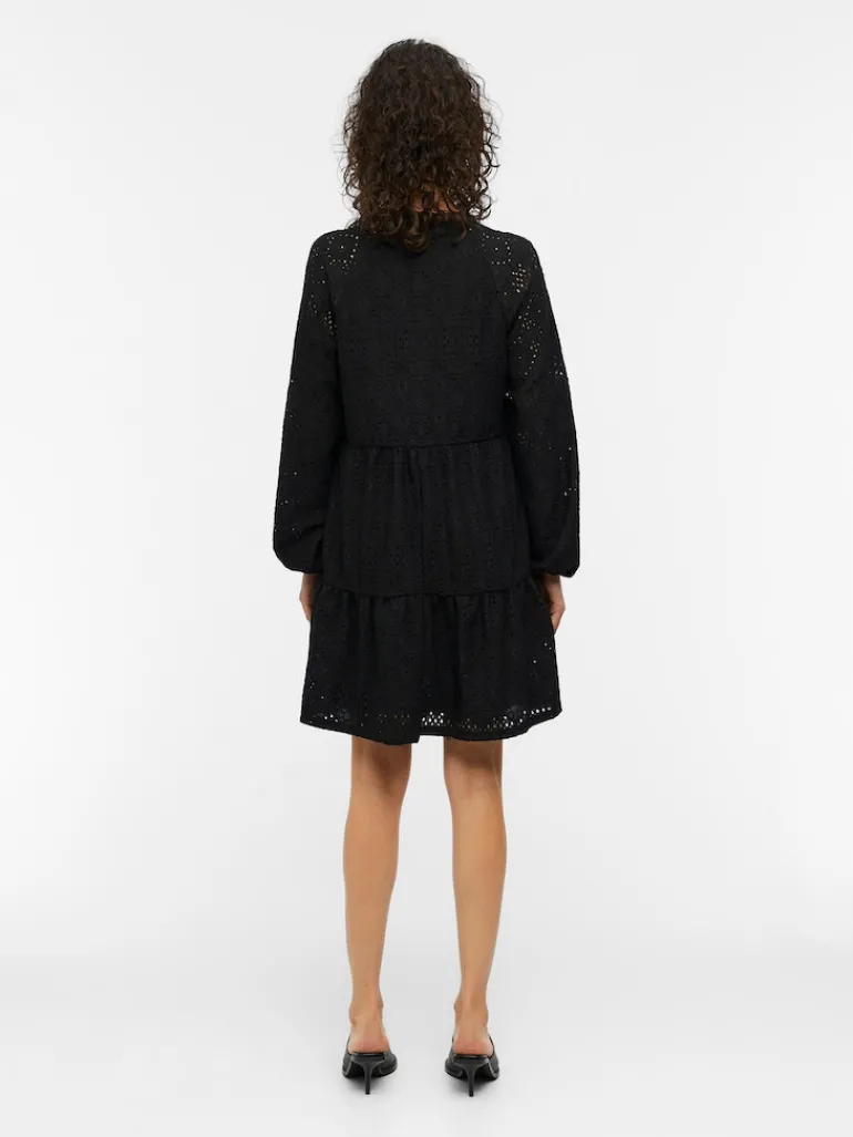 OBJFEODORA GIA L/S DRESS NOOS black