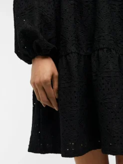 OBJFEODORA GIA L/S DRESS NOOS black