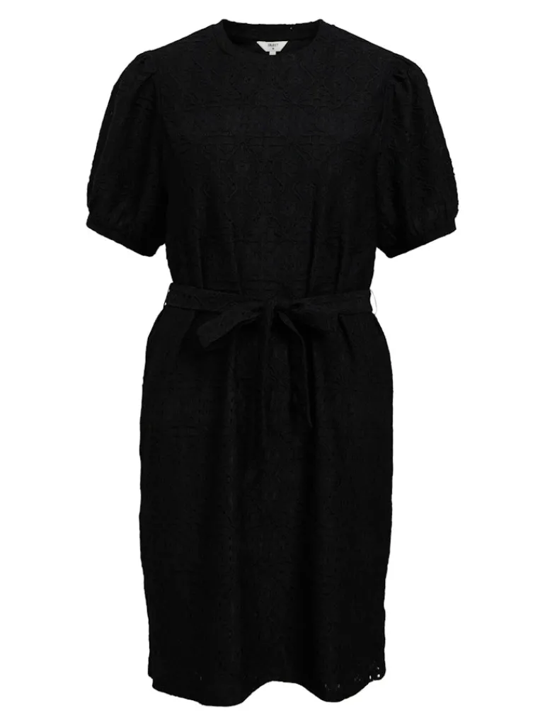 OBJFEODORA S/S SHORT DRESS NOOS black