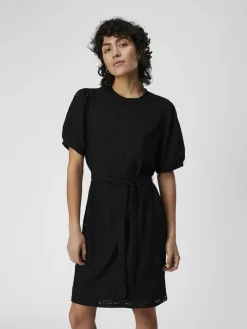 OBJFEODORA S/S SHORT DRESS NOOS black