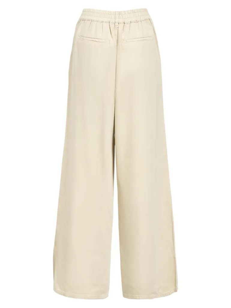 OBJFRAME LISA WIDE MW PANT NOOS sandshell