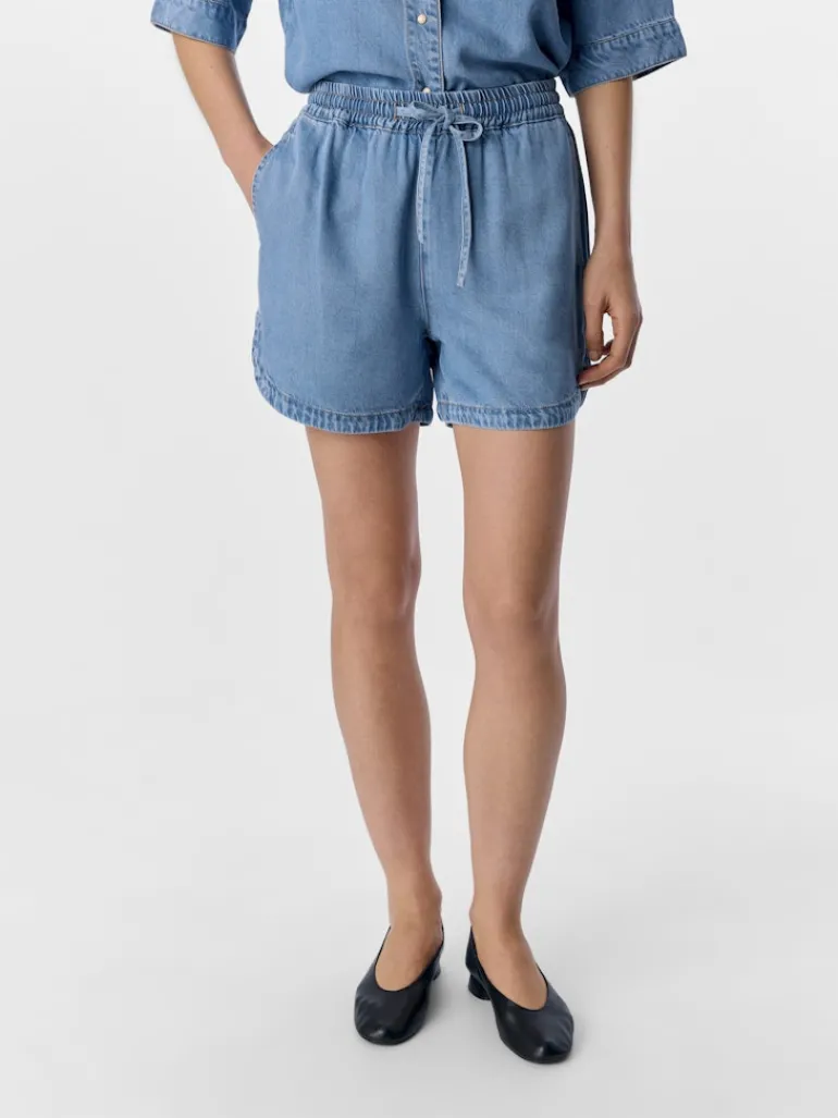 OBJFRAME RE MW SHORTS NOOS light blue denim