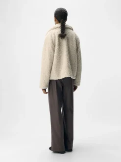 OBJFREYA RE L/S JACKET NOOS white sand