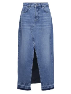 OBJHARPER HW DENIM SKIRT 132 medium blue denim