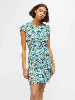 OBJHIROMI S/S SHORT DRESS 126 cloud dancer