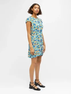 OBJHIROMI S/S SHORT DRESS 126 cloud dancer