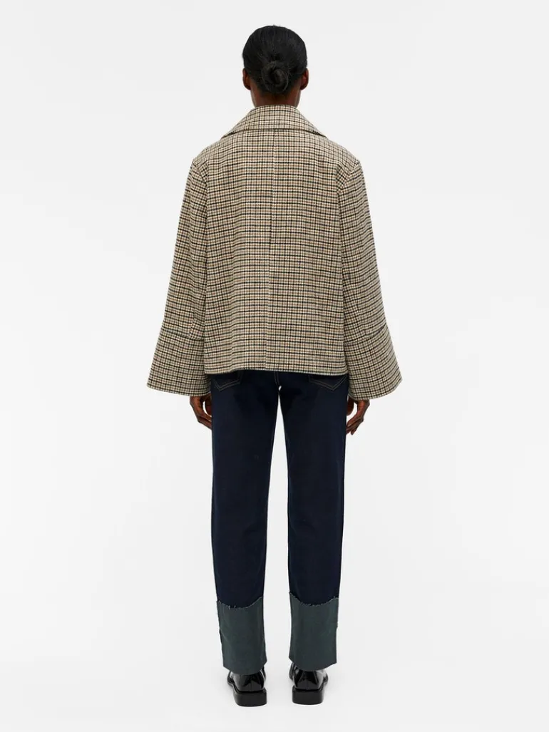 OBJKEILY SHORT JACKET NOOS sepia