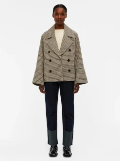 OBJKEILY SHORT JACKET NOOS sepia