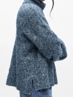 OBJKIMIA L/S LO KNIT PULLOVER 141 legion blue