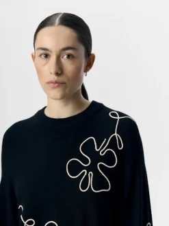 OBJLANEY RUBIN LS PULLOVER NOOS black