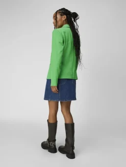 OBJLISA L/S BUTTON BLAZER NOOS vibrant green