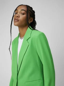 OBJLISA L/S BUTTON BLAZER NOOS vibrant green