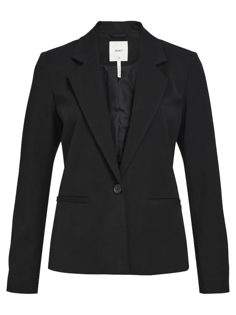 OBJLISA L/S BUTTON BLAZER NOOS black