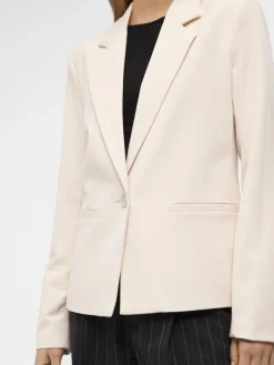 OBJLISA L/S BUTTON BLAZER NOOS sandshell