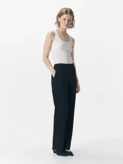 OBJLISA MW STRAIGHT PANT NOOS black