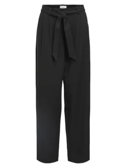 OBJLISA MW STRAIGHT TIE PANT DIV black