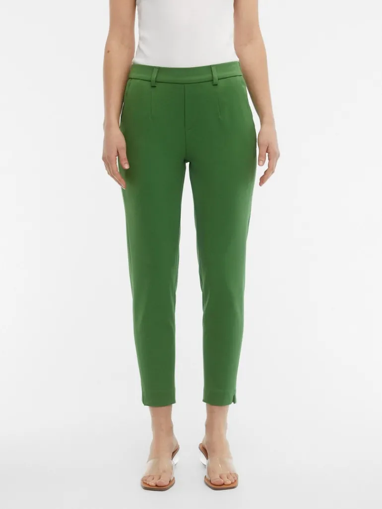 OBJLISA SLIM PANT NOOS artichoke green