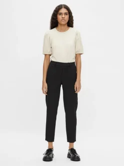 OBJLISA SLIM PANT NOOS black