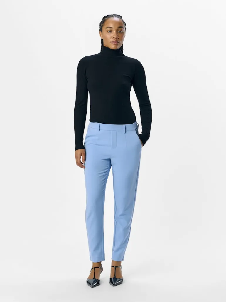 OBJLISA SLIM PANT NOOS cornflower blue
