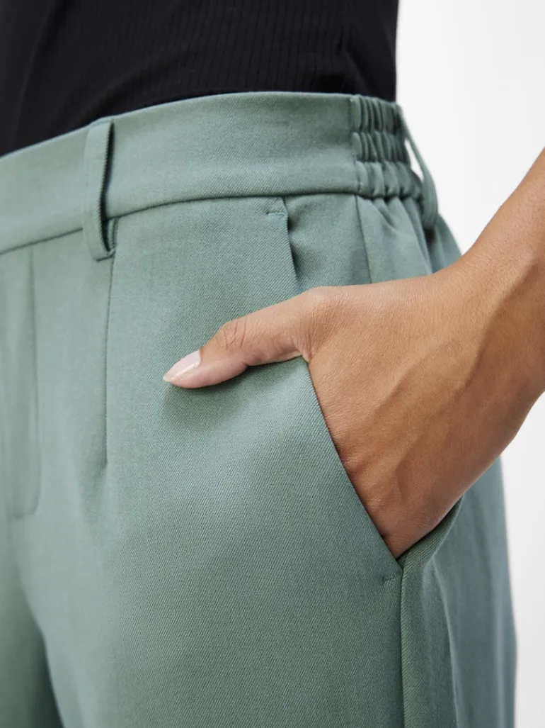 OBJLISA SLIM PANT NOOS dark forest