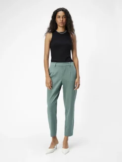 OBJLISA SLIM PANT NOOS dark forest