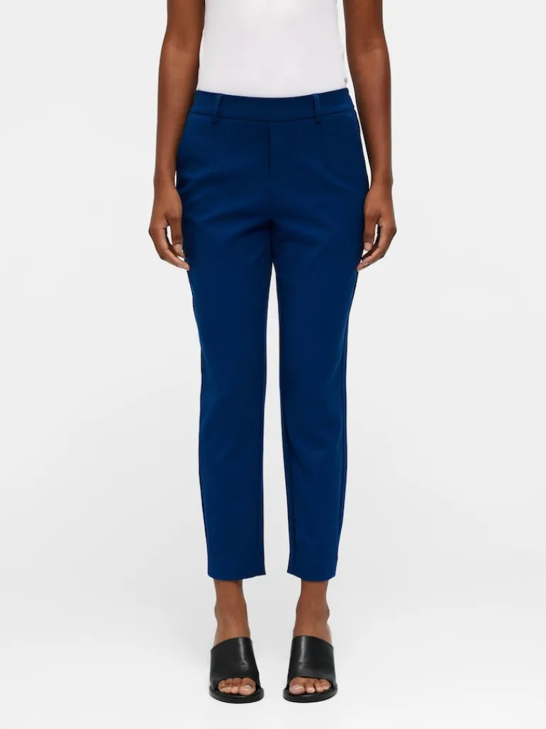 OBJLISA SLIM PANT NOOS dunkelblau1