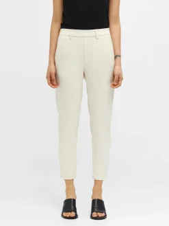 OBJLISA SLIM PANT NOOS hellgrau2