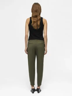 OBJLISA SLIM PANT NOOS ivy green