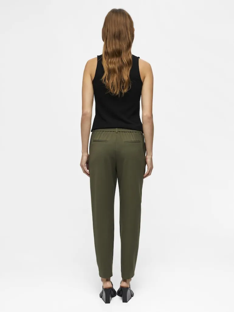 OBJLISA SLIM PANT NOOS ivy green