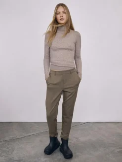 OBJLISA SLIM PANT NOOS morel